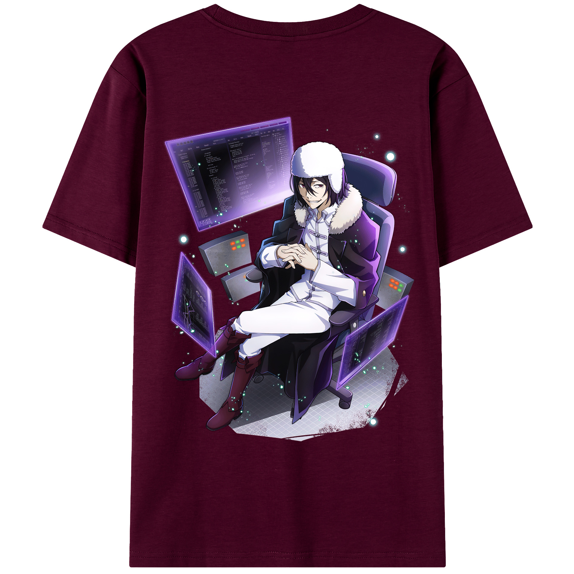 （画像用） 文豪ストレイドッグス Bungo Stray Dogs レディース半袖Tシャツ(バックプリント)